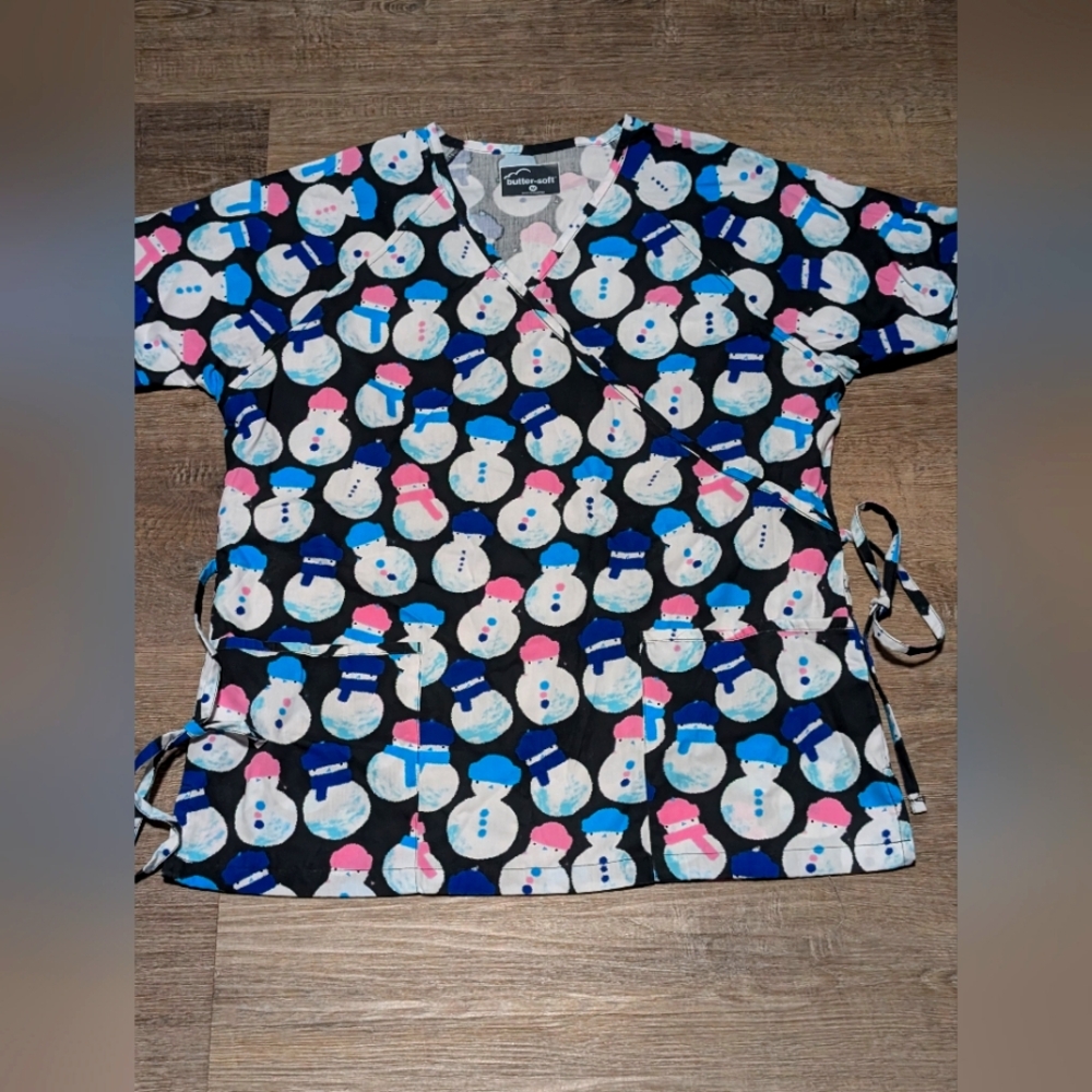 Snowman scrubs